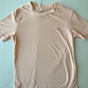 Tommy Hilfiger Kids Beige Short Sleeve Tee